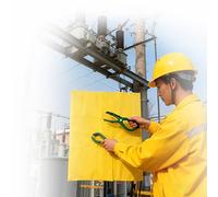 0.4KV/1000KV High Voltage Insulation Mat - Lightweight Portable, Wear-Resistant Electrical Pad for Power Substations, Industrial Workbenches(0.4KV,400x500mm/15.7x19.6in)