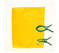 0.4KV,1000V Electrician Safety Work Mat, High Voltage Insulation Mat With 2 Insulation Clips, for Substation Field/Live Maintenance(0.4KV,400x500mm/15.7x19.6in)