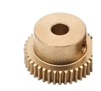 0.4M Worm Gear 1:16/20/24/30/36/40/48/50/54/60/64/72/80/100 Teeth Transfer Reducer Turbine transmission(2mm worm,16 Teeth- 2mm)