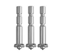 0.4MM 0.6MM 0.8MM Integrated Hardened Steel Nozzles for Kobra 3 Max Combo Quick-Swap High Flow High Speed Throat Tube Nozzles Print Head Extruder Kit Hot End for Anycubic Printer (3PK)