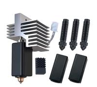 0.4MM Ceramic Hotend for Centauri Carbon Print Head Extruder Kit Hot End Heat Sink Bimetal Nozzles with Extra 3PK Hardened Steel Nozzle, 2PK Silicone Cover and 1PK Nozzle Brush