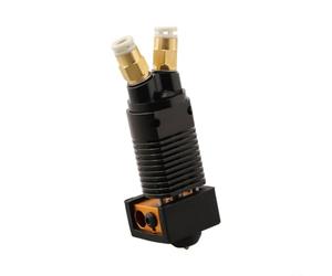 0.4mm Nozzle Dual Color Head 100x50x30mm Size | Alloy construction, high thermal conductivity, smooth color mixing channel, prevents blockage