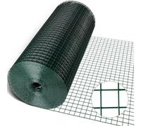 0.4x12m Hardware Cloth with 14x14mm Mesh,1.2mm Thick Wire Mesh Roll Hot-Dipped PVC After Welding,Wire Fencing for Cage Wire,Rabbit Wire,Fencer Wire,Garden Fencing,DIY(0.4x12m)