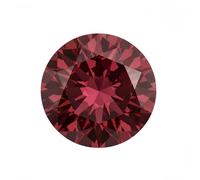 0.5-2 Carat 5A Loose Synthetic Rubies D Colour VVS1 Clarity Round Brilliant Cut Diamond Gemstone for Jewellery Making with GRA Certificate, 0.5 Karat 5.0MM, Glass, Ruby