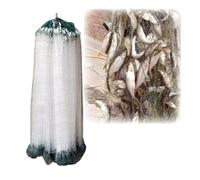 0.5-2 M Depth 10-50 M Length Single Layer Fishing Sticky Seine Gill Sinking Net, Automatically Trap for Shoal Rivers(H1.5m L35m 5P)