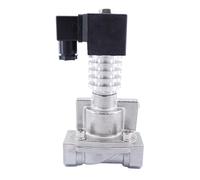 0.5-20bar 2 Way NC Steam Oil Brass Solenoid Valve 3/8 1/2" 3/4" 1 Inch 300 Degree C High Temperature Stainless Steel Valve 24V(1/2",for STEAM_DC24V_SS304)