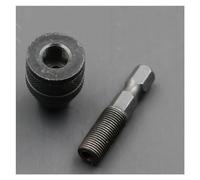 0.5-3.6mm Keyless Drill Chuck Electric Drill Screwdriver Impact Driver Adapter Collet 1/4'' Hex Shank Quick Change Adapter (Color : Black)