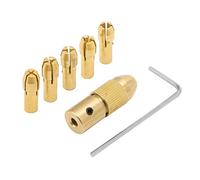 0.5-3mm 7Pcs Small Electric Drill Bit Collet Clamp Twist Drill Tool in Use
