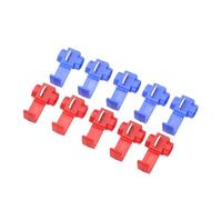 0.5-6mm crimping terminal cable connector quick splicing wire(5Red5Blue)