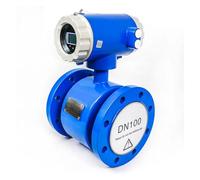 0.5% High Accuracy Electromagnetic Flowmeter DN80-DN125 Smart Flow Meter Flange Connection 4-20mA RS485 Precise Readings(DN125)