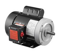 0.5 HP/1 HP/5HP Electric Motor 1725RPM/3450RPM Air Compressor CW/CCW Rotation Single-Phase TEFC Cooling 115V/230V(5HP)