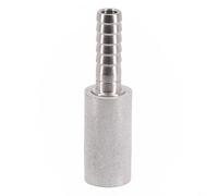 0.5 Micrometer Diffusion Stone 304 Stainless Steel for Beer Wine Carbonation & Oxygenation - Homebrew Aerator with 1/4 Barb(2 Micrometre)