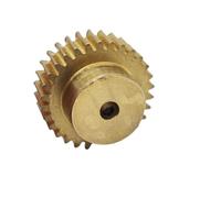 0.5 Module 98 Teeth Brass Cylindrical Gear .5M 98T Straight Step Spur 4mm to 10mm Inner Hole shaft pinion(8mm bore)
