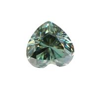 0.5 To 3.0 Carat Loose Moissanite Stone In Oval Pear Or Heart Shapes That Passes Diamond Tester For Fine Jewelry Creation