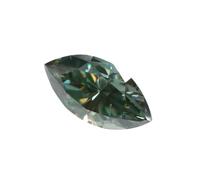 0.5 To 3.0 Carat Loose Moissanite Stone In Oval Pear Or Heart Shapes That Passes Diamond Tester For Fine Jewelry Creation