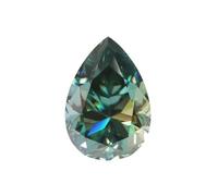 0.5 To 3.0 Carat Loose Moissanite Stone In Oval Pear Or Heart Shapes That Passes Diamond Tester For Fine Jewelry Creation