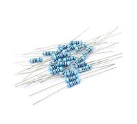 0.5 watt Metal film resistance assortment kit, 1/2W resistor 1% 30 value set of resistors 0.1 ohm -750 ohm 1R 10R 100R 3.9R 39R BIANMTSW