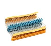 0.5 watt resistor Metal film resistance kit,1/2W 1% DIY electronic set of resistors Assorted package 56 ohm 390 ohm 3.3K 4.7K NWPNLXEA(0.1ohm-750ohm 300pcs)