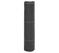 (0.5 x 100 m) vidaXL Weed Membrane Weed Barrier Fabric Weed Control Ground Cover Black PP