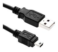 0.50CM USB 2.0 A Male to Mini B USB Data Sync Cable Charger Lead For GoPro Hero 2/3/4, PS3 Controller, Garmin Sat Nav, Digital Cameras, MP3 Players
