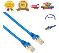 0.50m High-Performance Shielded RJ45 Ethernet Cable - 10Gbps with Strain Relief