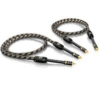 0.50m Viablue NF-S1 Silver Quattro Mono RCA Cinch Cable 0.50cm (1 Pair)