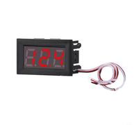 0.56 inch 3 Wire LED Digital DC Voltmeter DC0V-30V with Reverse Connection Protection for Cars, Battery Packs, Motorcycles - Red/Green/Blue Display(Green)