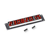 0.56 Inch 8 Digit LED Display Module | 74HC595 Driver Chip for Microcontroller & DIY Projects | 7 Segment Red Digital Tube / 5V Supply