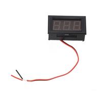 0 56 Inch Digital DC Voltmeter, Dual Line LED Display for Voltage Measurement, No External Power Required (red)