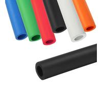 0.5CM/0.2IN THK Pipe Insulation Foam Tube, 1M/3.28FT Length Foam Tubing Handle Grips for Gym Handle Protectors, Handle Grip Support, Water Pipe(Black,25mm(1") ID)