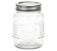 (0.5L, 1) Screw Cap Mason Airtight Jars Glass Food Storage