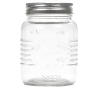 (0.5L, 2) Screw Cap Mason Airtight Jars Glass Food Storage