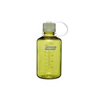 Nalgene 16oz Narrow Mouth Water Bottle, BPA-Free USA Made, Endive + Oil Green