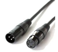 0.5M 3 Pin Xlr Male To Female Dmx Lighting Cable Dj Gig Led Signal Light Lead