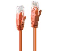 0.5m CAT6 U/UTP Snagless Gigabit Network Cable, Orange
