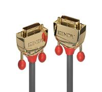 LINDY 0.5m DVI-D Dual Link Cable, Gold Line