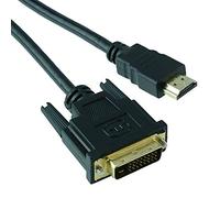 0.5m HDMI Plug to DVI Plug Adapter Cable Lead HD Compatible High Speed