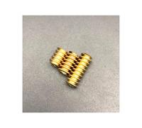 0.5M Modulus Diameter 6mm Height 8mm 10mm 15mm Brass Single-Head Worm Gear 5°43′ Helix Angle Bore Hole Aperture 1.98mm 2mm 1.5A AD170-172(W6102A)