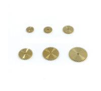 0.5M Modulus Teeth Copper Brass Gear Metal Transmission Pinion Fit 2mm electronic starter Shaft Hole 1.98_25T Motor Speed Controllers