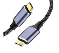 0.5M USB C to Micro B Cable USB C Hard Drive Cable Micro B to Type C Lead Compatible with External Portable HDD/SSD & Charging Lead, Supports 5Gbps Data Transfer, for Laptop, Tablet, Smartphone