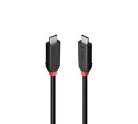 0.5m USB4 240W Type C Cable, Black Line
