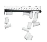 0.5M Worm Gear POM DIY electronic starter Output Spindle 6/7/8/9/10MM Diameter 0.8/1/1.5/2/2.5mm Spiral Vortex Rod Toy accessories MQXFCZUX(9MM-1.5A)
