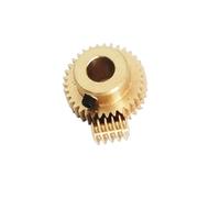 0.5M Worm Turbine Gear 1:50 1:60 1:80 1:100 Reducer Worm Gear 2mm Bore 0.5 Module Worm Shaft Transmission Mechanism(80T 4mm bore)