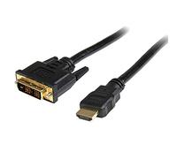 StarTech.com 0.5m HDMI to DVI-D Cable - HDMI to DVI Adapter / Converter Cable - 1x DVI-D Male 1x HDMI Male - Black 50 cm, 20in (HDDVIMM50CM)