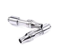 0.5ml Amigo Liberty V9 CBD Carts Refillable 1.2ohm Ceramic Coil CBD Oil Cartridge with Adjustable Top Airflow,510 Thread CBD Glass Tank Atomizer Nicotine Free (0.5ml Pack of 2)