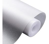 0.5mm thick privacy-blocking PE rigid sheet and PP frosted translucent thin sheet, suitable for effectively blocking views in windows, meeting rooms, kitchens, wardrobe d(Size:10mX0.5m（32.8ftX1.64ft）)