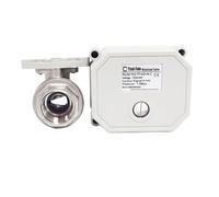 0-5V 0-10V Or 4-20mA 1/2'' Regulating V Port Valve 2 Way Brass/SS304 DN15 Supply Power DC12V for Water Modulating Control(BSP_PWM_0-5V)