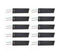 0.5V 130MA Solar Panel Dripping Glues Plate with Wire Solar Systems Module for Science and Technology Products Enduring Panel with Wire
