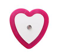 0.5W Plug-in Auto Sensor Control LED Night Light Lamp Bedroom Hallway Heart Shaped (Pink)