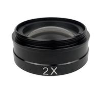 0.5X / 2.0X / 0.3X Barlow Auxiliary Objective Glass Lens 10A 180X 300X Lens Industrial Video Microscope Camera (Color : 2.0X)